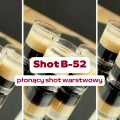 Jak przygotować płonące shoty B-52? Poznaj zasady bezpieczeństwa i technikę tworzenia warstwowych drinków.