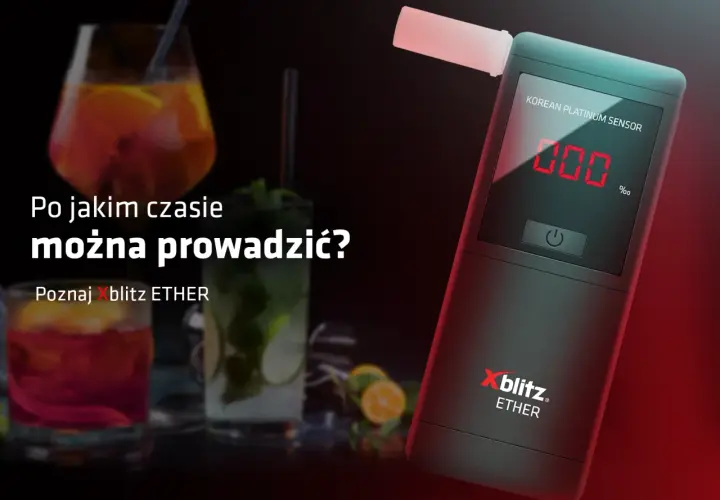 Alkomat Xblitz ETHER pokazuje 0.00 promili. Dowiedz się, ile promili po jednym piwie możesz mieć i kiedy bezpiecznie wsiąść za kierownicę.