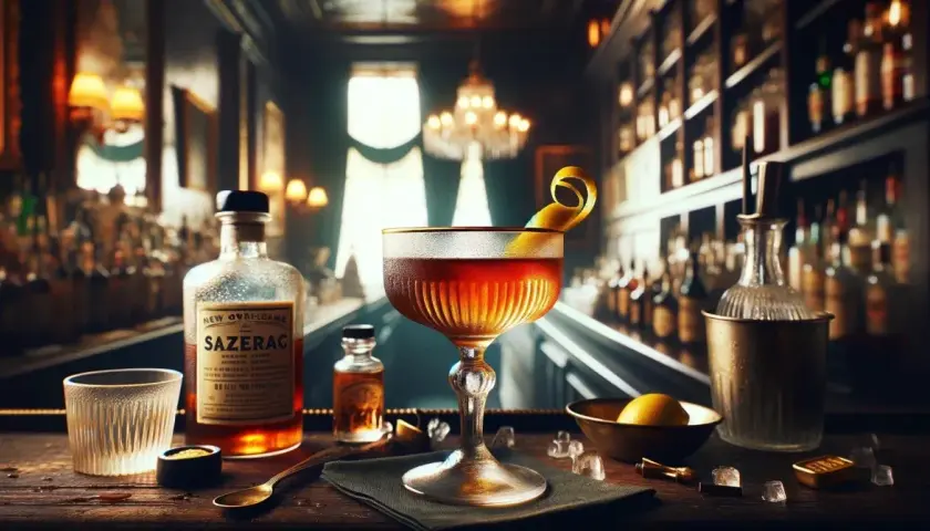 Sazerac drink – odkryj tajemnice klasycznego koktajlu z Nowego Orleanu