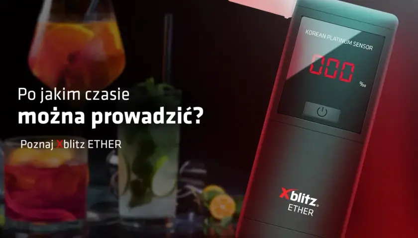 Alkomat Xblitz ETHER pokazuje 0.00 promili. Dowiedz się, ile promili po jednym piwie możesz mieć i kiedy bezpiecznie wsiąść za kierownicę.