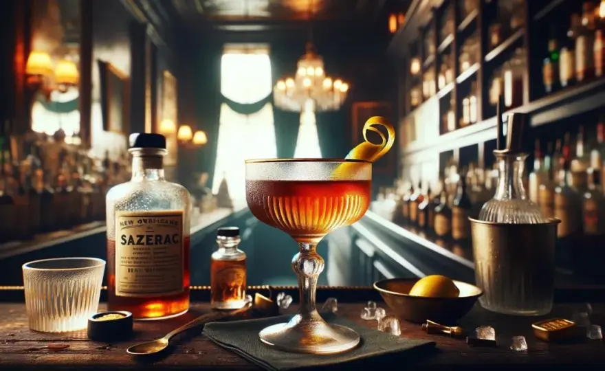 Sazerac drink – odkryj tajemnice klasycznego koktajlu z Nowego Orleanu