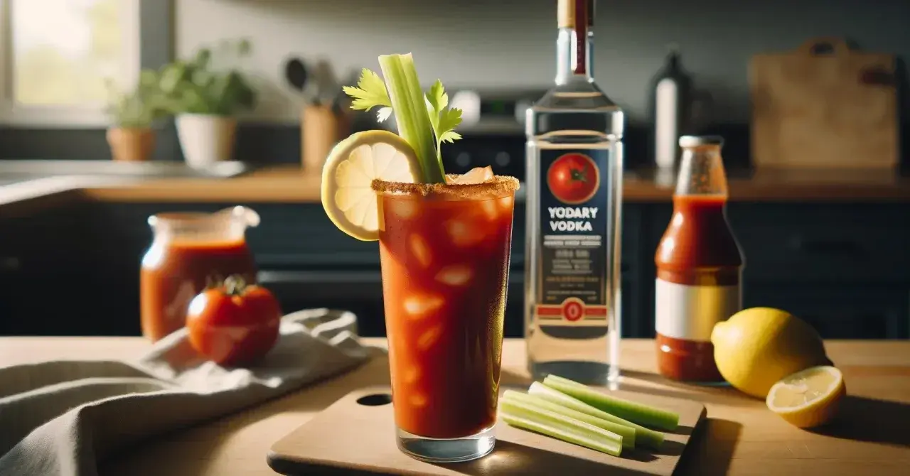Klucz do smaku Bloody Mary jak z cocktail baru? Tajemnicze przyprawy, które nadadzą mu głębi. Wódka, sos pomidorowy, seler, cytryna i sekretne dodatki.